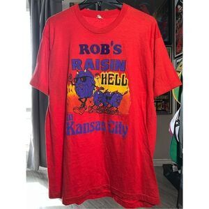 Vintage 80s California Raisins Hell Tee